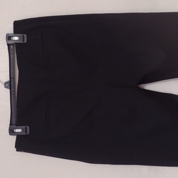 Talbots Petites Black Classic Side Zip High Waist Slim Leg Pants Size 10p - Picture 5 of 12